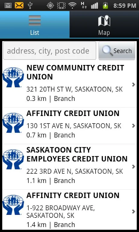 Credit Union Locator  Screenshot 2