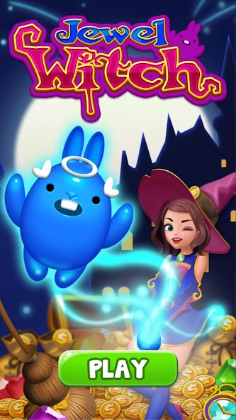 Jewel Witch - Match 3 Game Mod  Screenshot 1