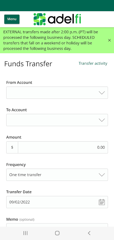 AdelFi Mobile Banking  Screenshot 3