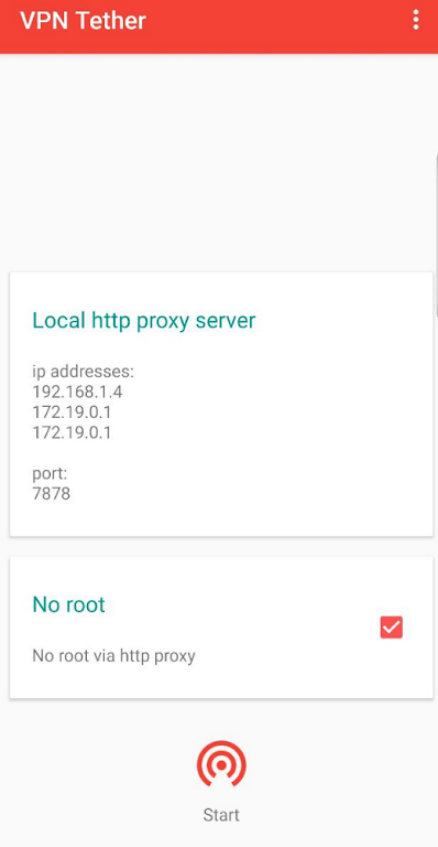 VPN Tether  Screenshot 2