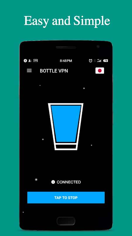 BOTTLE VPN - Unlimited Security Unblock WIFI Proxy  Screenshot 1