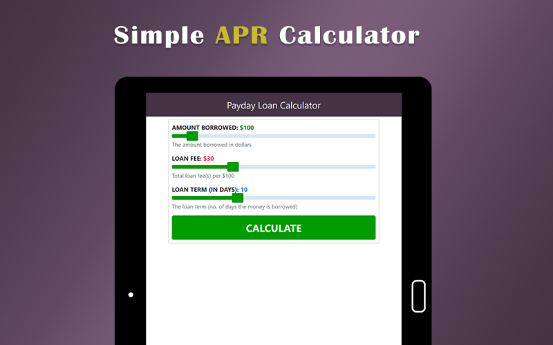 Payday Loan APR Calculator  Screenshot 3