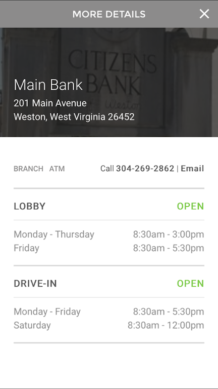 Citizens Bank of Weston  Screenshot 3