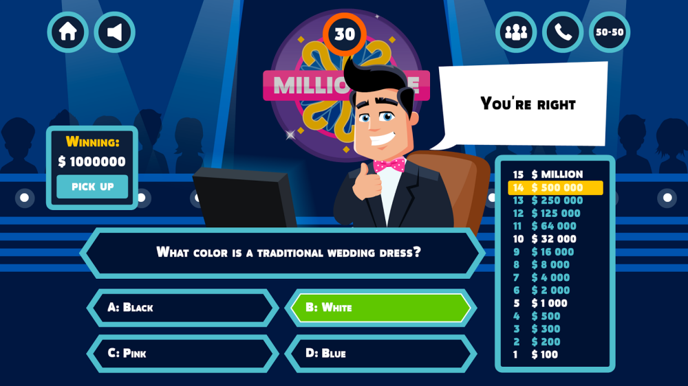 Millionaire Quiz: Game 2017  Screenshot 2