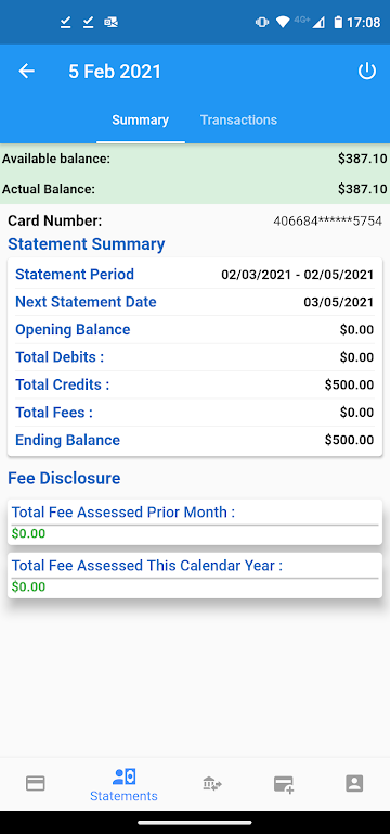 ConvenientCards Mobile Banking  Screenshot 4