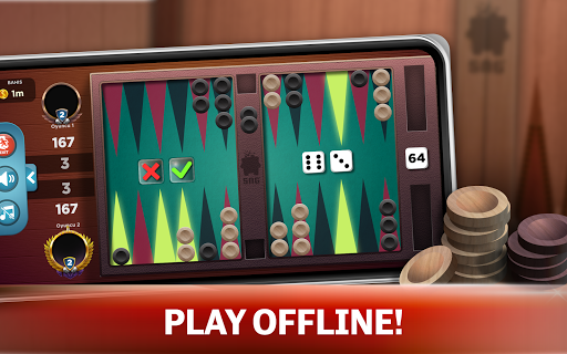 Backgammon - Offline Free Board Games  Screenshot 2