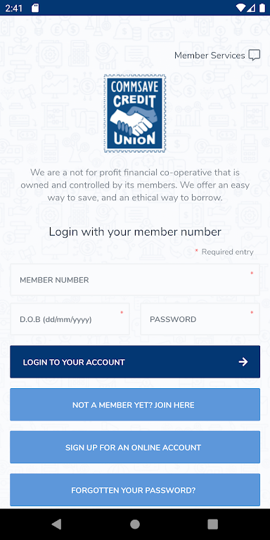 Commsave Credit Union  Screenshot 1
