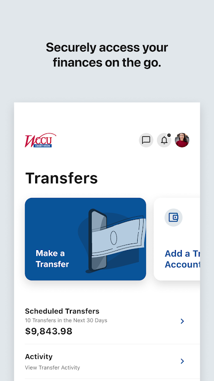 WCCU Credit Union  Screenshot 1