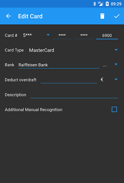 My Credit Cards  Screenshot 2