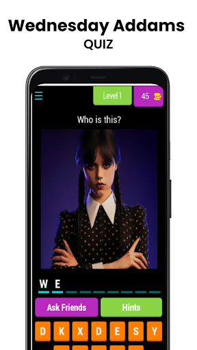 Wednesday Addams Quiz  Screenshot 1