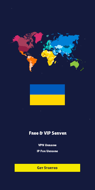 VPN Ukraine - IP for Ukraine  Screenshot 1