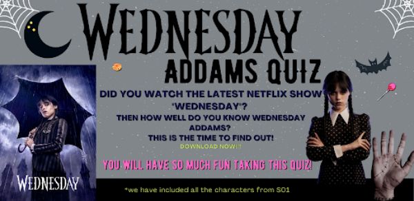 Wednesday Addams Quiz  Screenshot 2