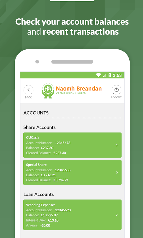 Naomh Breandan Credit Union  Screenshot 2