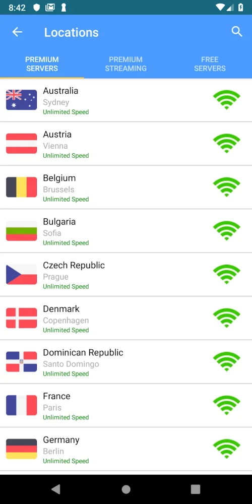 Free VPN unlimited secure 60 locations by CyberVPN  Screenshot 3