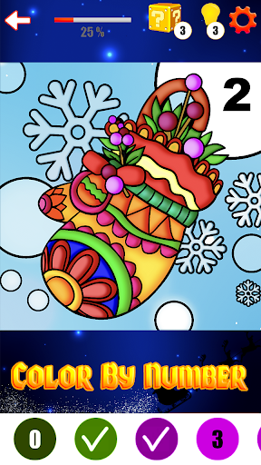 Coloring Book Christmas Color By Number Color Flow  Screenshot 4