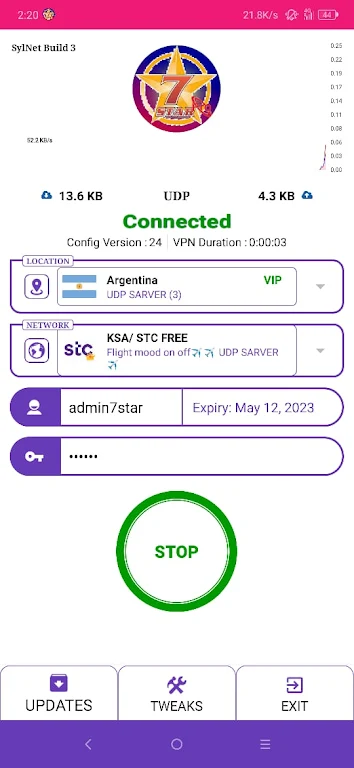 7 STAR PRO - Safe & Secure VPN  Screenshot 3