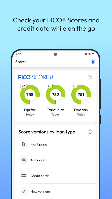 myFICO: FICO Credit Check  Screenshot 1