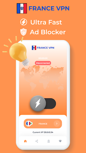 France VPN - Private Proxy  Screenshot 2