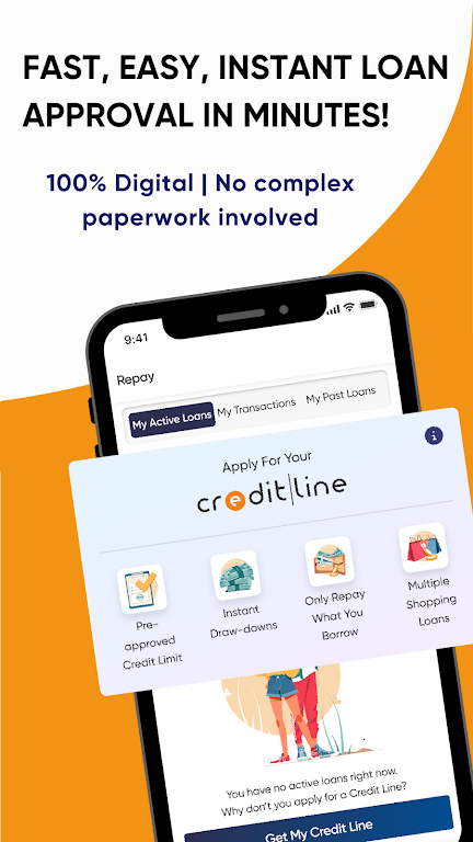 CASHe: Loan & Credit line App  Screenshot 3