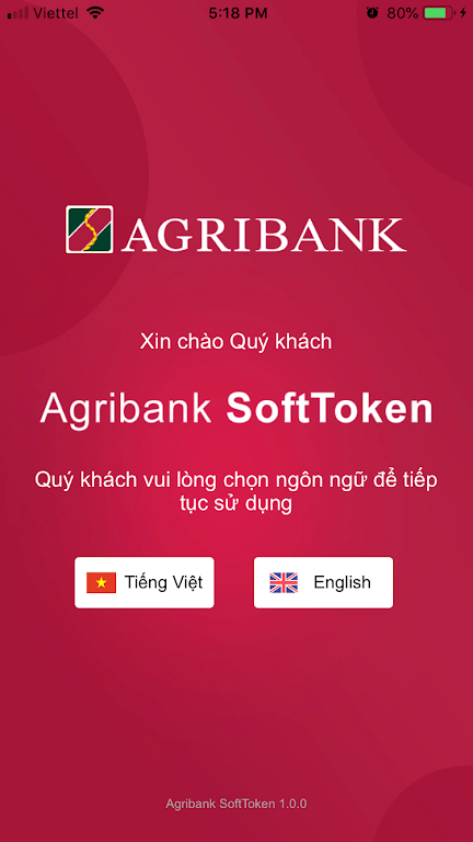 Agribank Soft Token  Screenshot 1