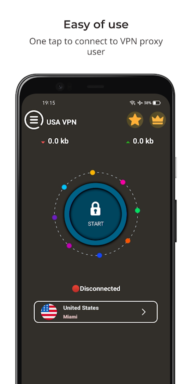 USA VPN - Fast ProxyVPN  Screenshot 3