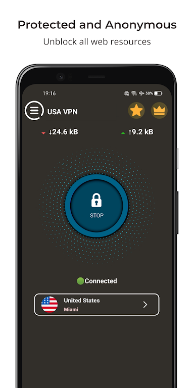 USA VPN - Fast ProxyVPN  Screenshot 2