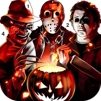 Halloween Color by number APK