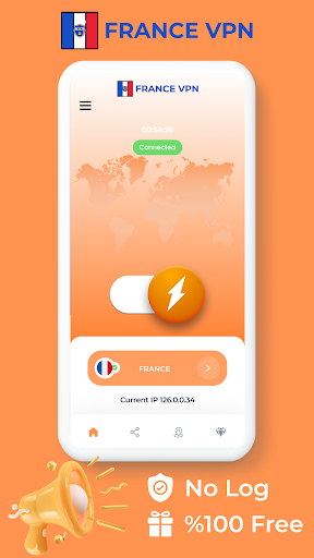 France VPN - Private Proxy  Screenshot 1