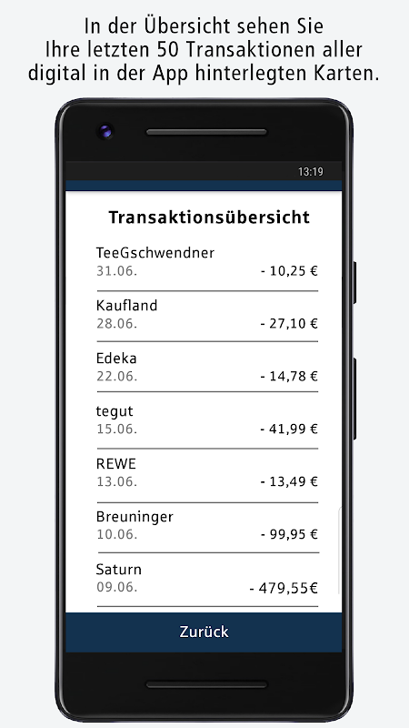 BW-BankCard pay - Mobiles Bezahlen mit der BW-Bank  Screenshot 3