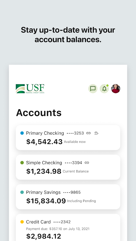 USF FCU Mobile Banking  Screenshot 3