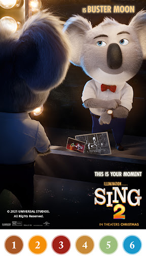 SING 2 Color-Paint by Number  Screenshot 1