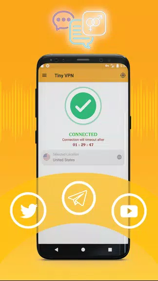 VPN : Tiny VPN, VPM Free, Unlimited beternet VPN  Screenshot 2