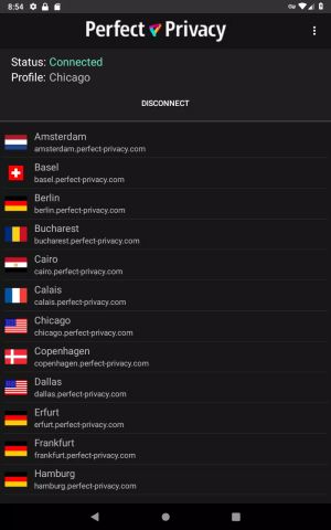 Perfect Privacy VPN  Screenshot 2