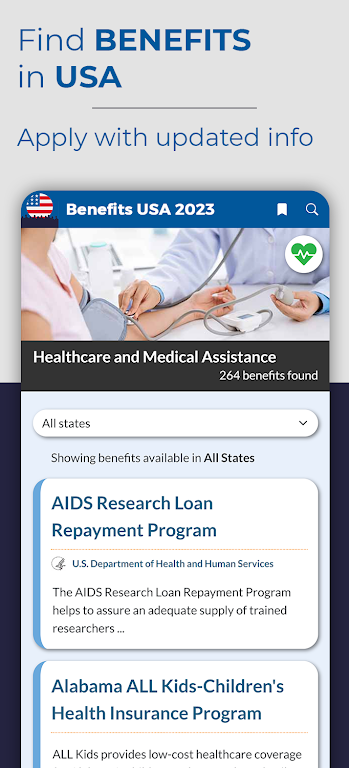 Find benefits in USA 2023  Screenshot 2