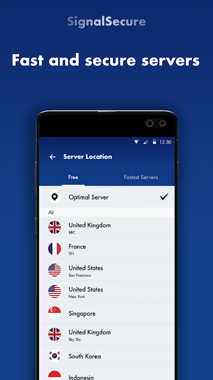 Signal Secure VPN -Fast VPN Proxy & VPN Robot  Screenshot 1