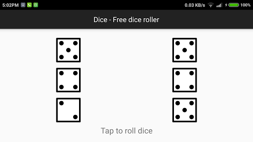 Dice - A free dice roller  Screenshot 3