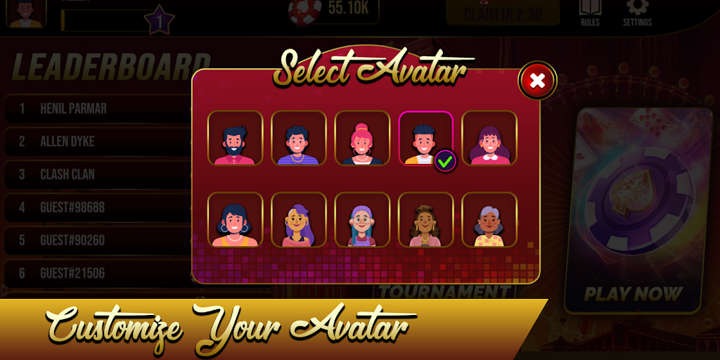 Thirteen Online Card Game  Screenshot 3