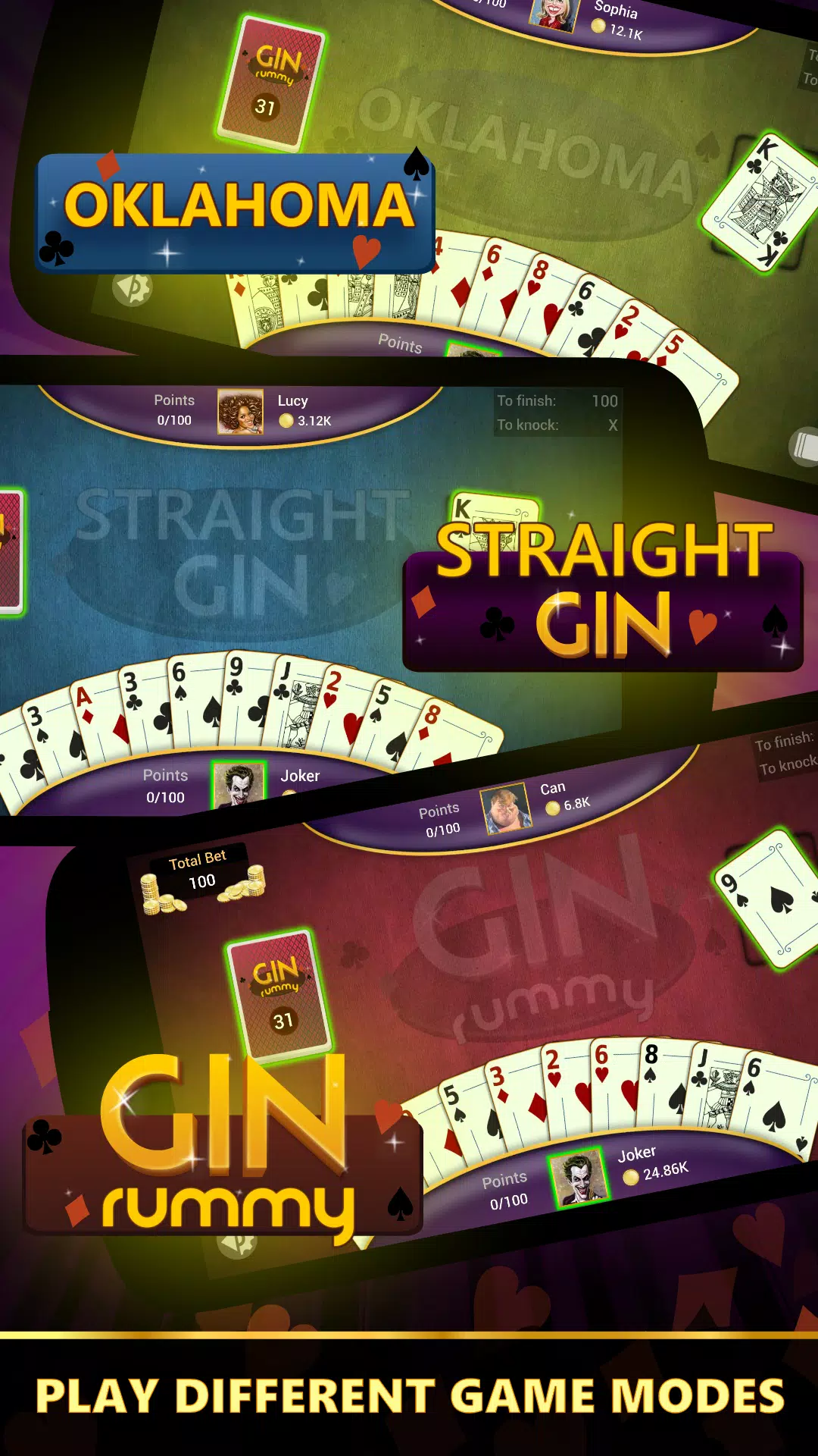 Gin Rummy Offline  Screenshot 2