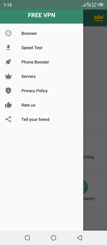 Super VPN Browser  Screenshot 1