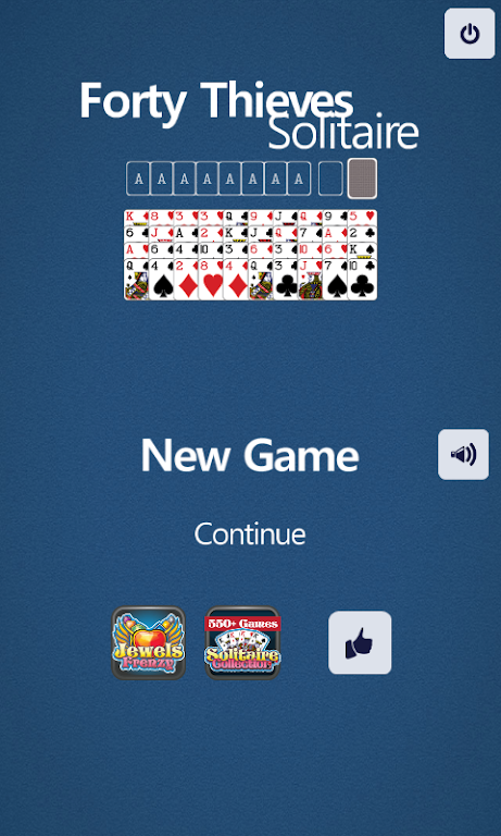 Forty Thieves Solitaire  Screenshot 3