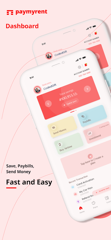 Paymyrent - Save Daily, Weekly  Screenshot 2