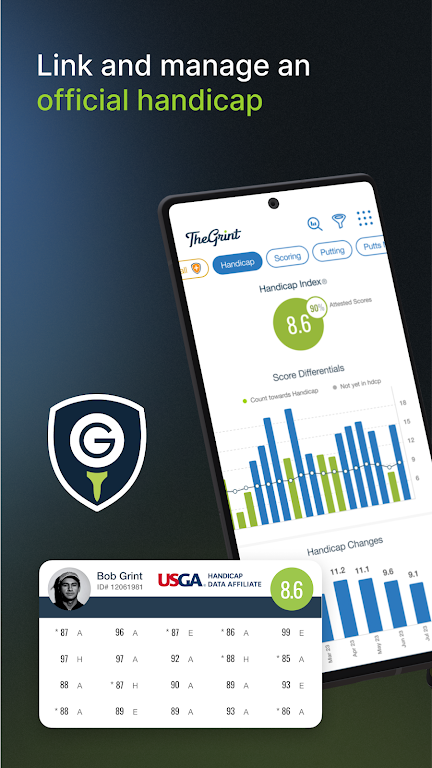 TheGrint | Golf Handicap & GPS  Screenshot 1