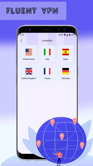 Fluent VPN - Fastest vpn proxy  Screenshot 3