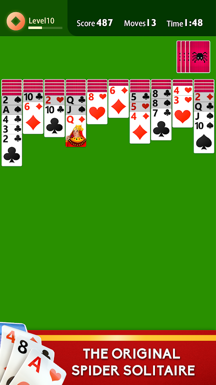 Spider Solitaire Plus  Screenshot 1