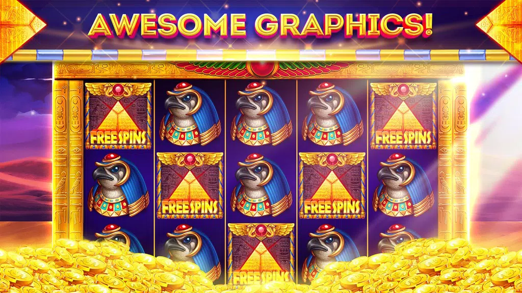 Pharaohs of Egypt Slots Casino  Screenshot 2