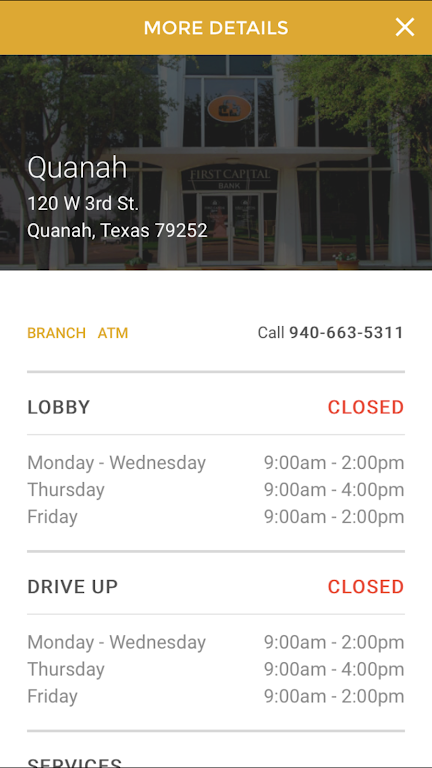 First Capital Bank of Quanah  Screenshot 4