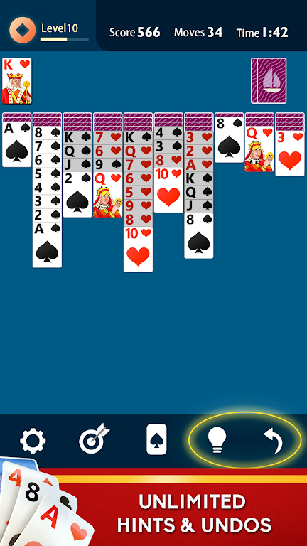 Spider Solitaire Plus  Screenshot 2