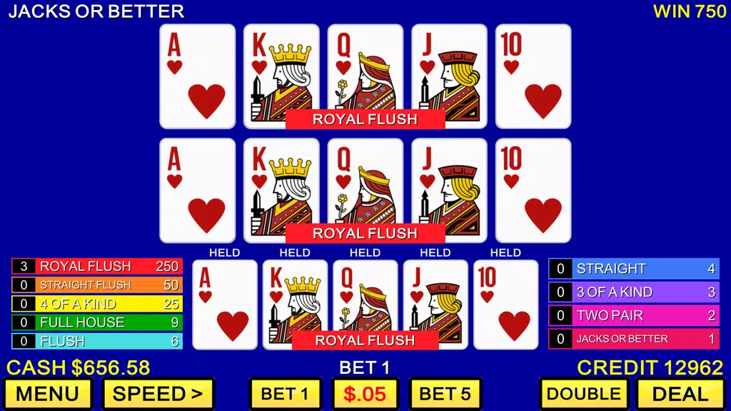 Multi-Hand Video Poker™ Games  Screenshot 2