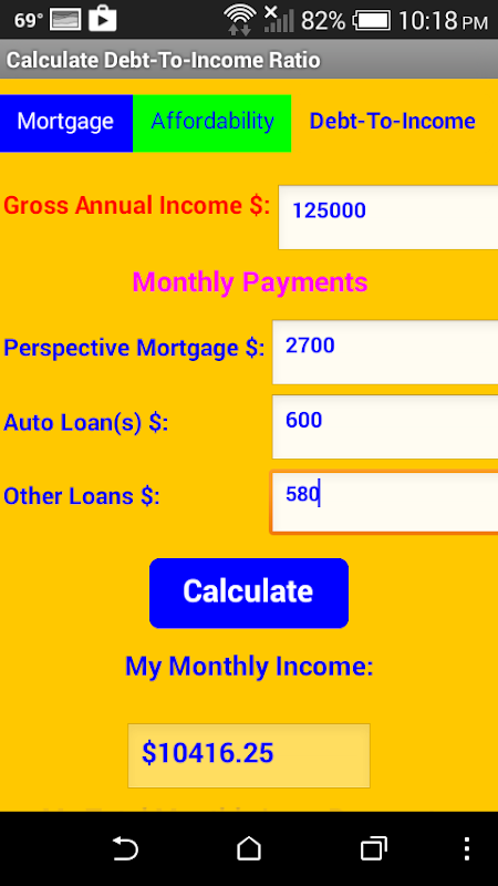 My Mortgage Calculator  Screenshot 4