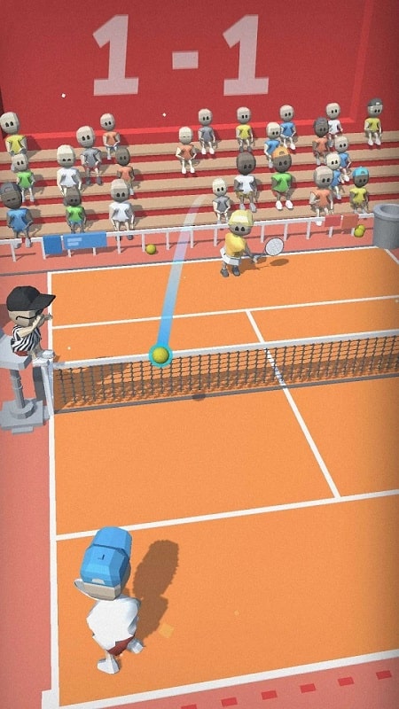 Tropical Tennis Swipe  Screenshot 1